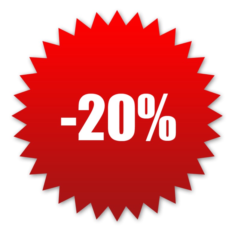 Скидка 20% 